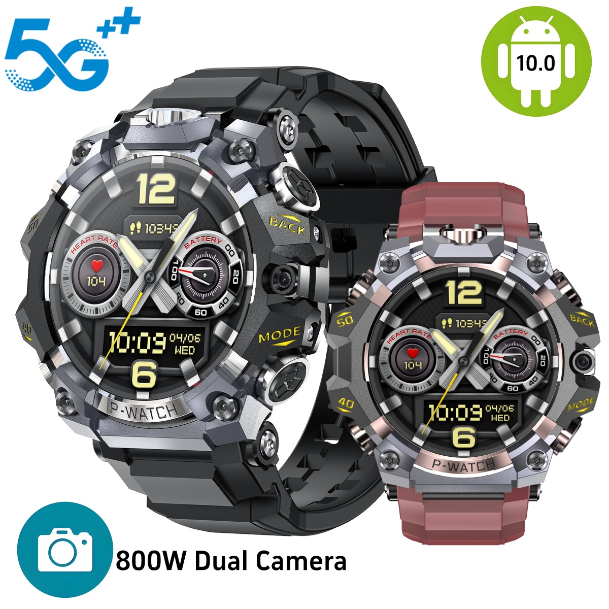 Smartwatch Id - Q668 Smartwatch Android 10.0 1.95inch Amoled