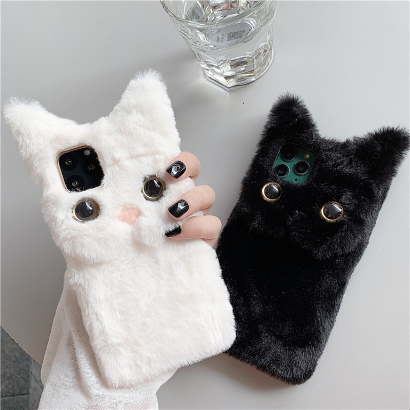 3D Cute Cartoon Cat Furry Plus - Apple Iphone 15 ulasan dan harga