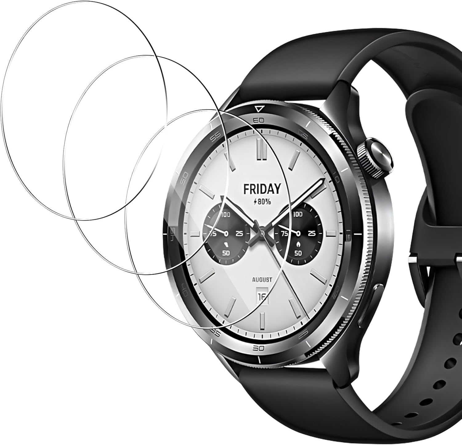 3PCS Tempered Glass Smartwatch - Xiaomi Smartwatch Accessories ulasan dan harga