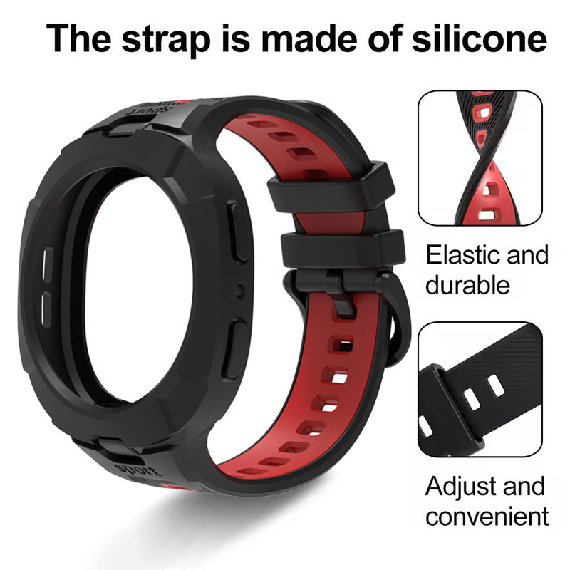 Case+Strap For Samsung Galaxy  - Silicone Band Replacement ulasan dan harga