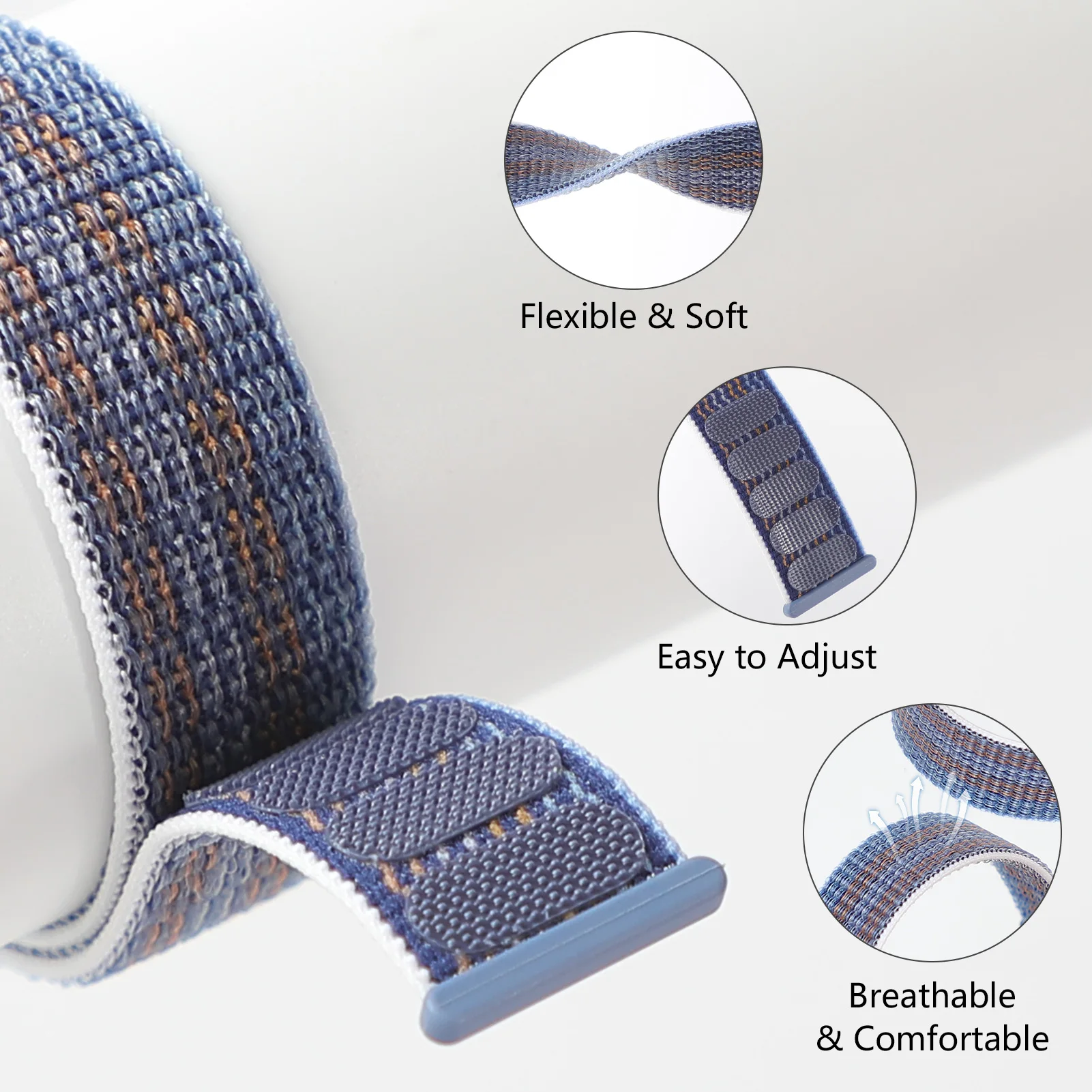 20mm 22mm Sport Nylon Loop Str - Smartwatch X2 ulasan dan harga