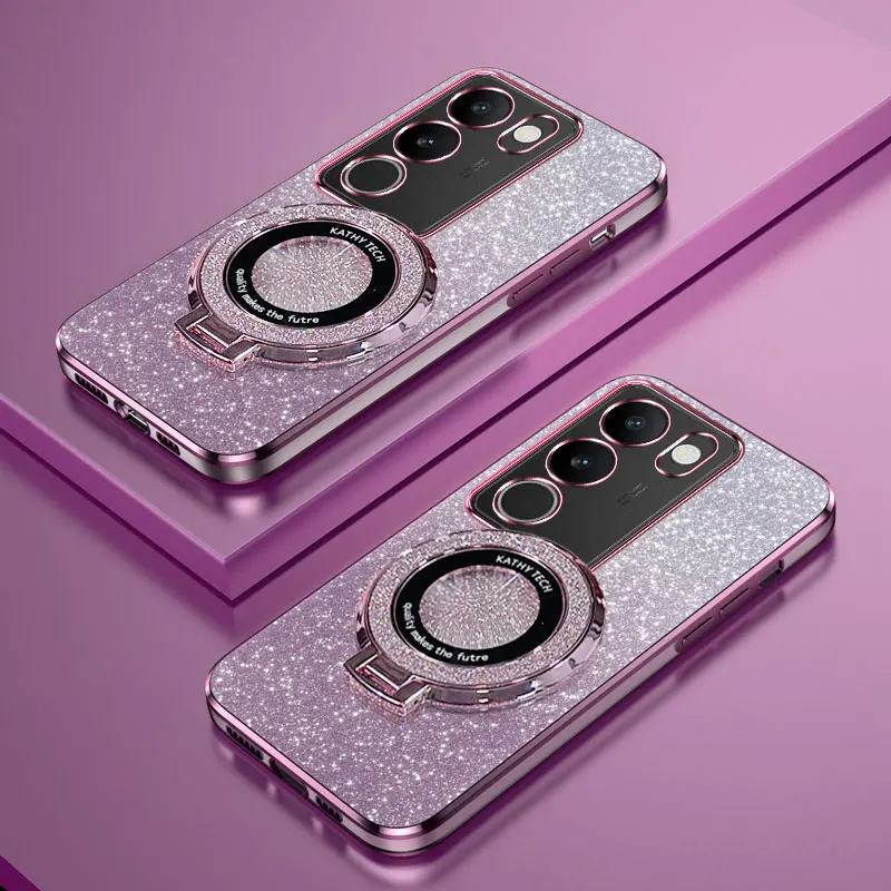 Plating Magnetic Ring Holder P - Vivo Y28 ulasan dan harga