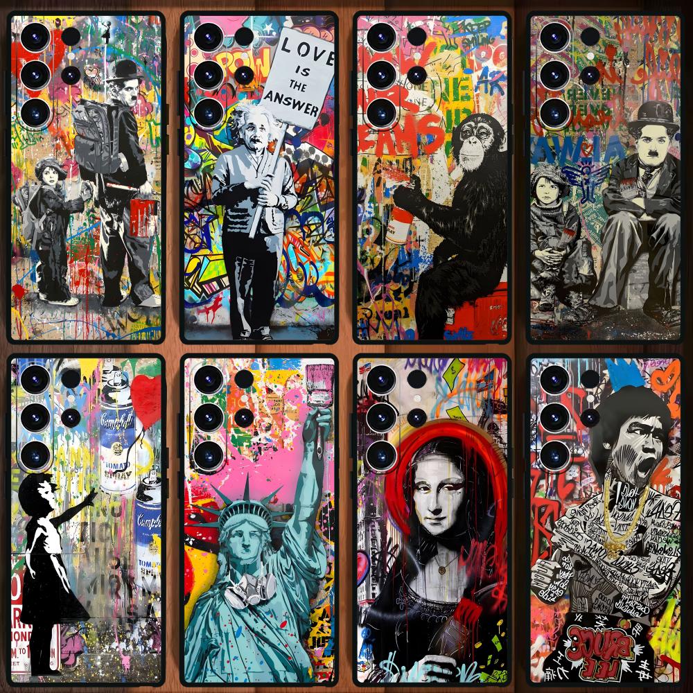 Banksy Graffiti Art  Phone Cas - Samsung Galaxy S25 ulasan dan harga