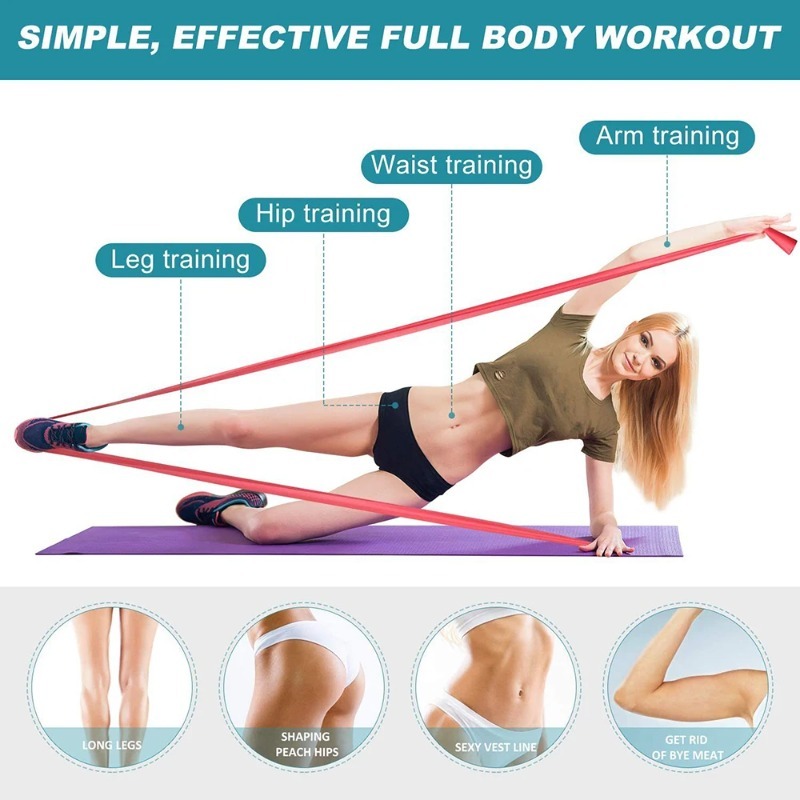 Natural Latex Resistance Bands - Milanaise Mesh Band ulasan dan harga