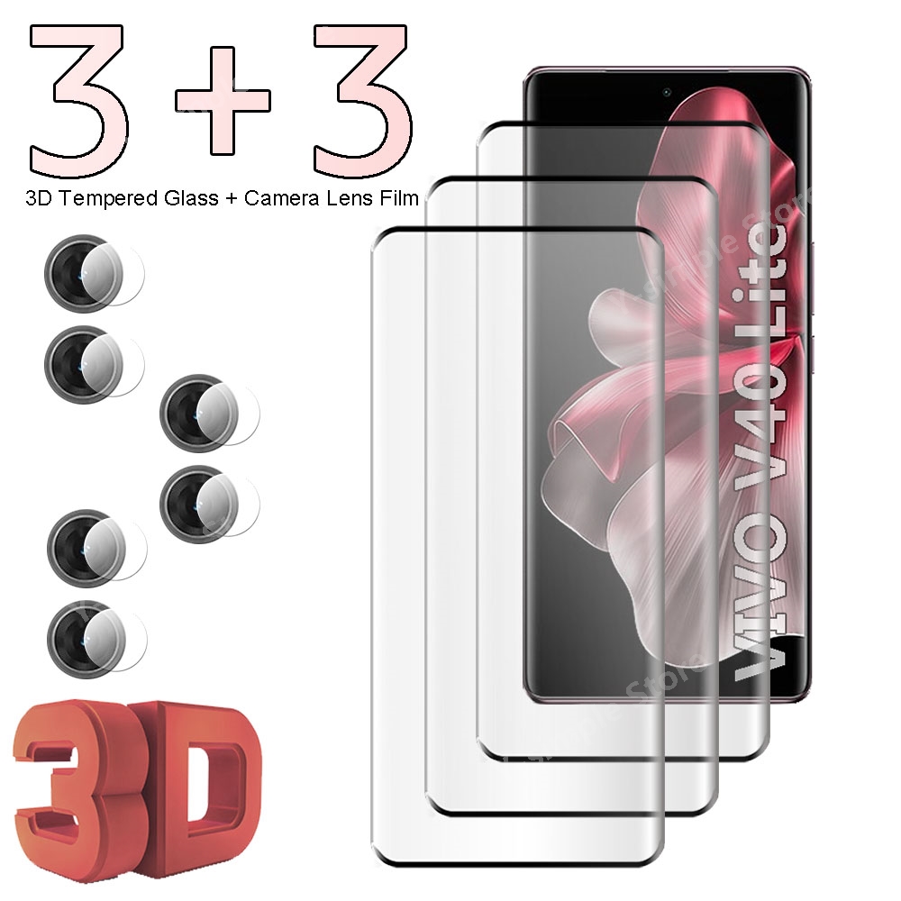 3+3 Curved Tempered Glass For  - Vivo V40 ulasan dan harga