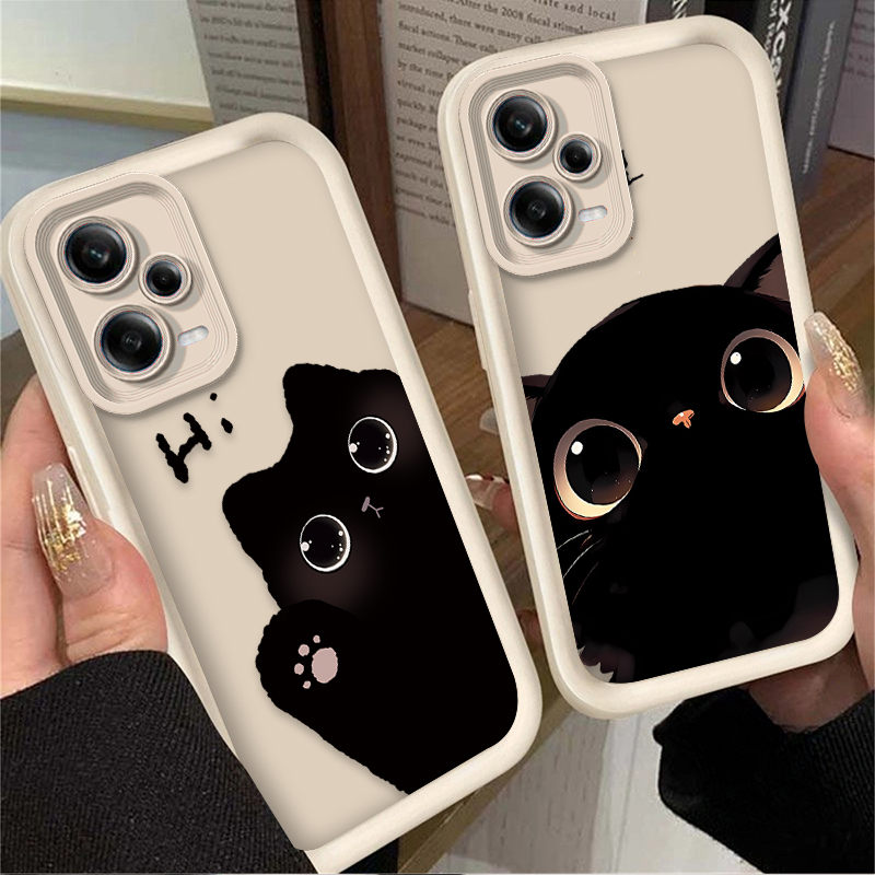 Lovely Big Eyed Cat Phone Case - Xiaomi Redmi Note 13 ulasan dan harga
