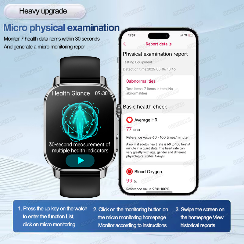 New Men Emotion Diagnosis Smar - Android Smartwatch Accessories ulasan dan harga