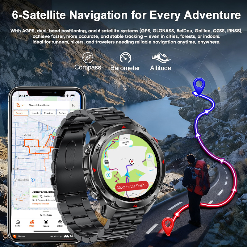 T-Rex 3 Pro Military Grade AGP - Android Smartwatch Accessories ulasan dan harga