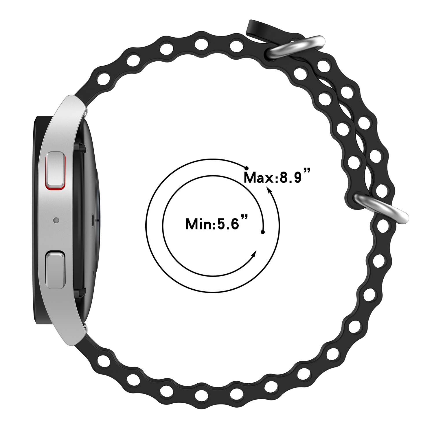22mm Ocean Strap For OnePlus W - Smartwatch X2 ulasan dan harga