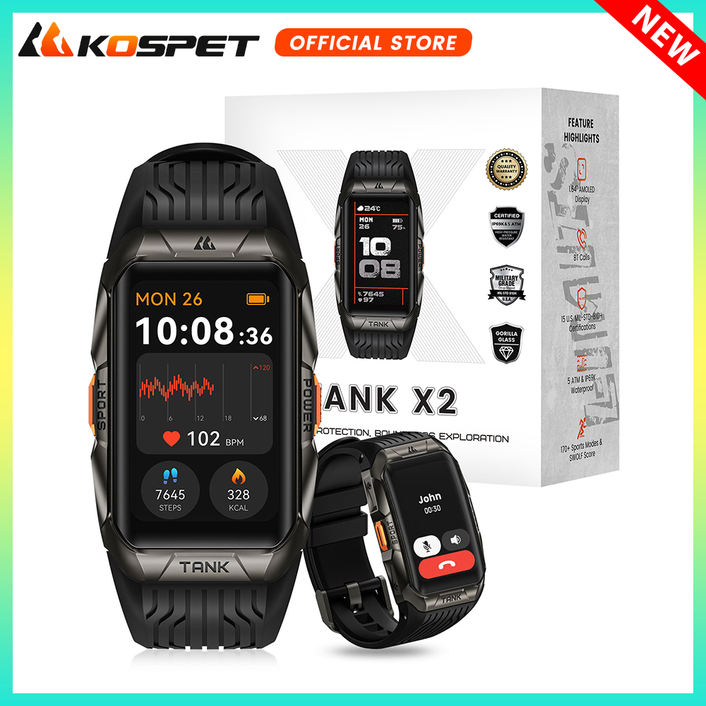 KOSPET TANK X2 Smart Watch For - Smartwatch X2 ulasan dan harga