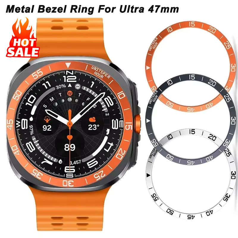 Metal Cover Bezel Ring Case Fo - Android Smartwatch Accessories ulasan dan harga