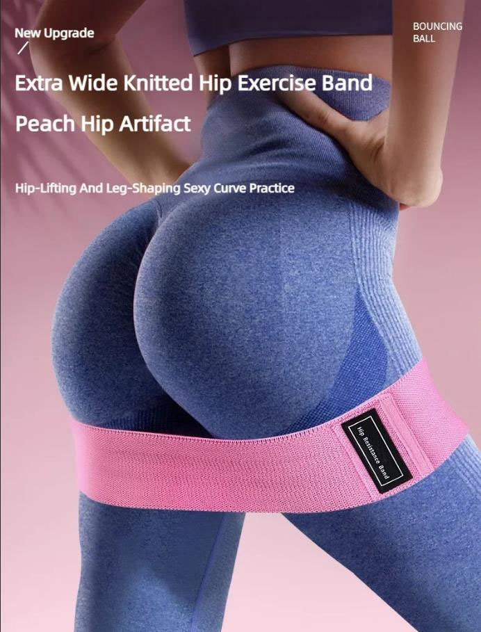 3Pcs Fabric Resistance Hip Boo - Milanaise Mesh Band ulasan dan harga