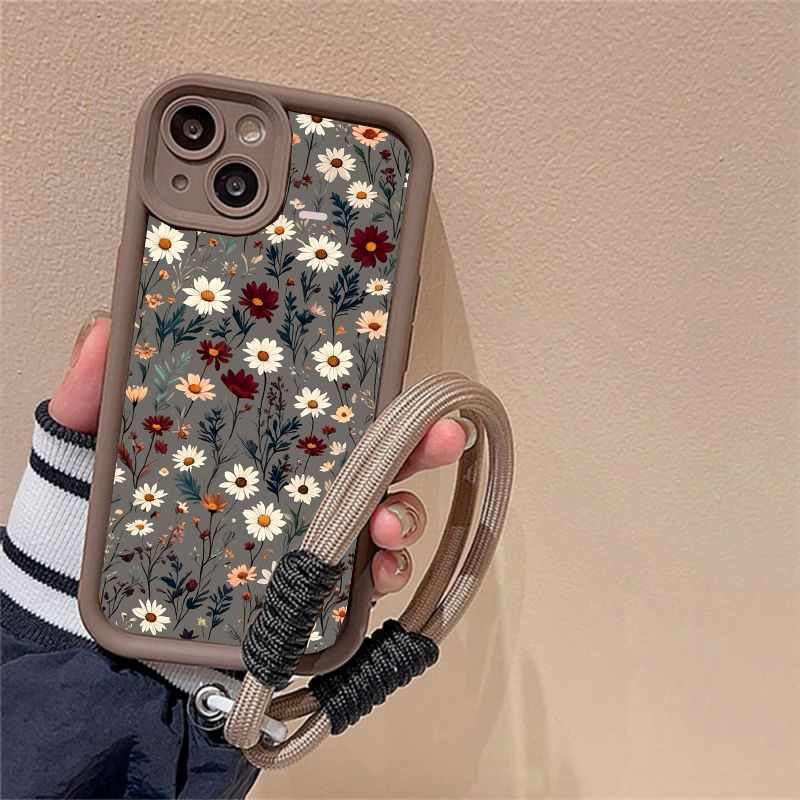 Flower Chain Lanyard Case For  - Vivo Y28 ulasan dan harga