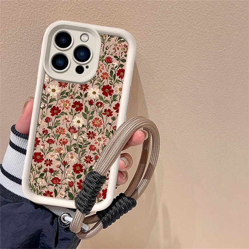 Flower Chain Lanyard Case For  - Vivo Y28 ulasan dan harga