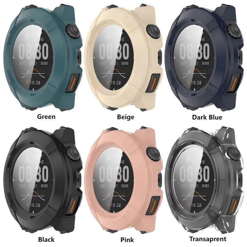 PC+Tempered Glass Case for COR - Android Smartwatch Accessories ulasan dan harga