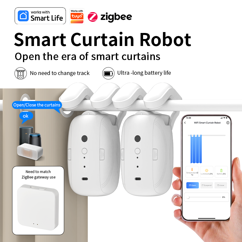 Zigbee Smart Curtain Driver Ro - Smart Accessories ulasan dan harga