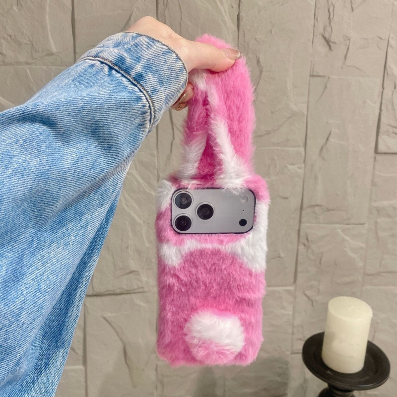 Cute Rabbit Design Fluffy Phon - Apple Iphone 15 ulasan dan harga